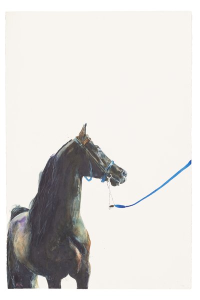 Uden titel, 2018 (akvarel på papir) af Michael Frith