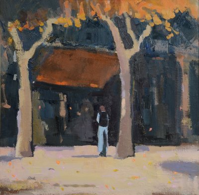 Afternoon, S W France, 2015 (olie på linned) af Michael G. Clark
