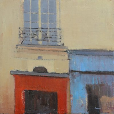 Colours of Paris, 2016 (olie på linned) af Michael G. Clark