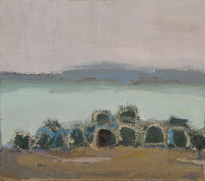 Creels, Mull, 2017 (olie på linned) af Michael G. Clark