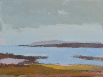 Iona, 2017 (olie på linned) af Michael G. Clark