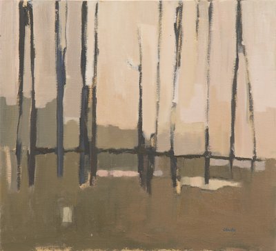 Jardins des Tuileries, 2017 (olie på linned) af Michael G. Clark