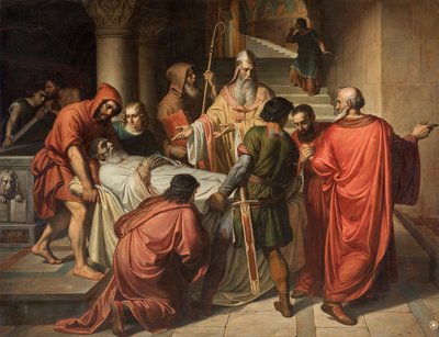 Overdragelse af liget af Markus til venetianerne i Alexandria af Michael Kovács