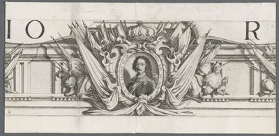 Belejringen af La Rochelle: Tavle 2, 1628-1630. af Michael Lasne