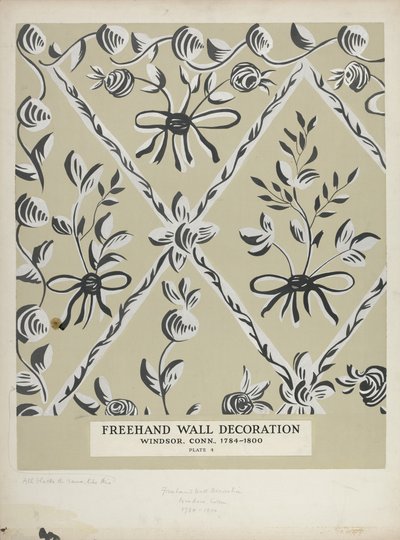 Frihåndsdekoration, ca. 1939. af Michael Lauretano
