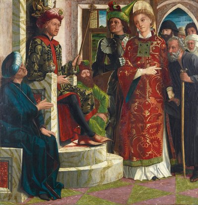 St. Laurentius før kejseren af Michael Pacher