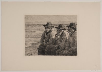 Danish: Tre fiskere af Michael Peter Ancher