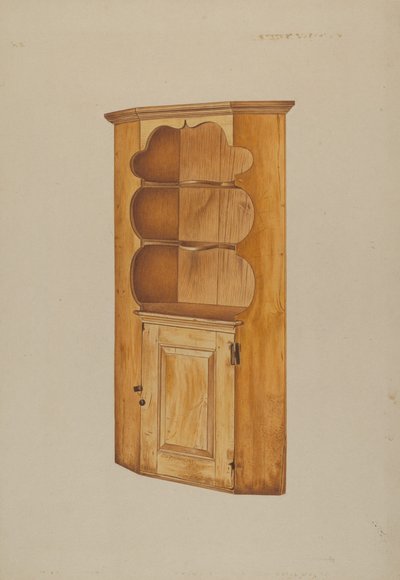 Hjørneskab, ca. 1938. af Michael Riccitelli