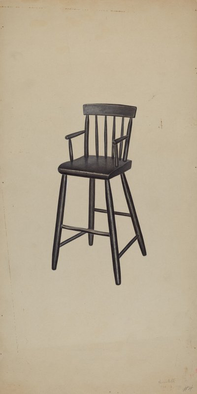 Høj stol, 1938. af Michael Riccitelli