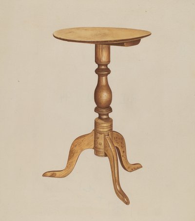Lejlighedsbord, ca. 1938. af Michael Riccitelli