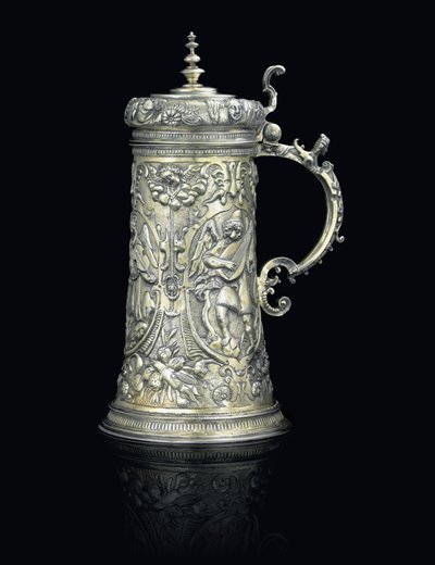Tankard, Brasso, ca. 1640 af Michael Schelling