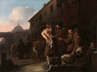 Beklædning af de nøgne Påklædning af nøgenbilleder af Michael Sweerts