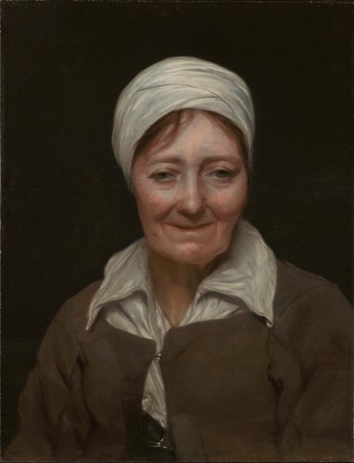 Head of a Woman, ca. 1654 (olie på panel) af Michael Sweerts