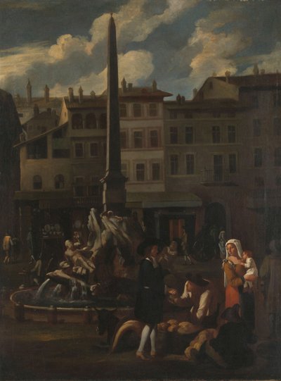 Markedsscenen i Rom af Michael Sweerts