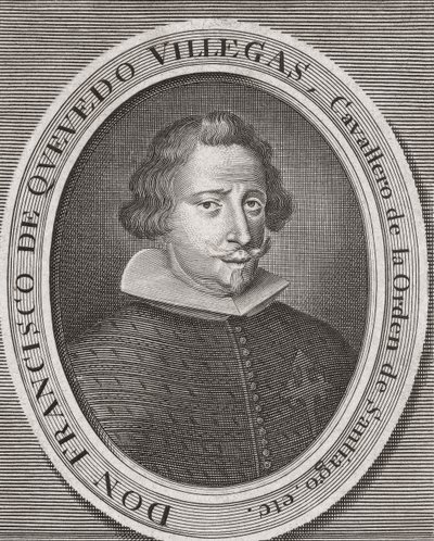 Francisco Gómez de Quevedo og Santibáñez Villegas. af Michael van der (after) Gucht