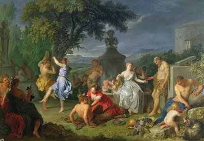 Bacchanal, 1719 af Michel-Ange Houasse