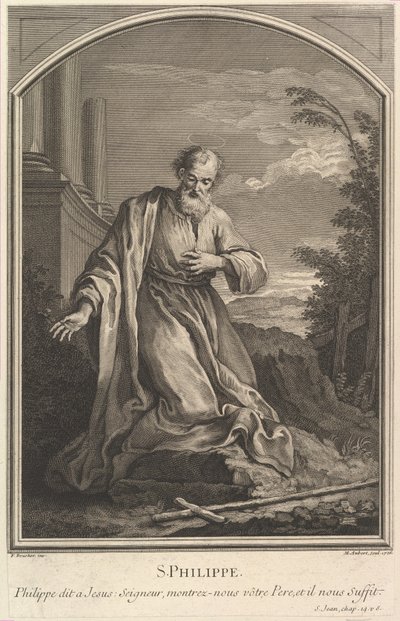 Sankt Filip, 1726. af Michel Aubert