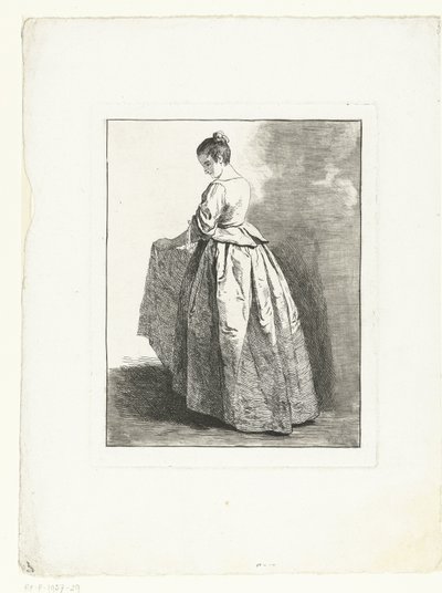 ung pige Figurstudier (serietitel) Etudes de figures gardiner (serietitel) af Michel Barthelemy Ollivier
