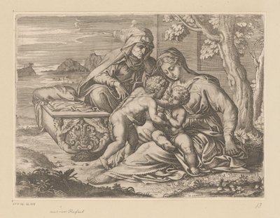 Mary og Barn med H. Anna af Michel Corneille (II)