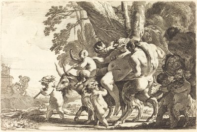 Drunken Silenus af Michel Dorigny