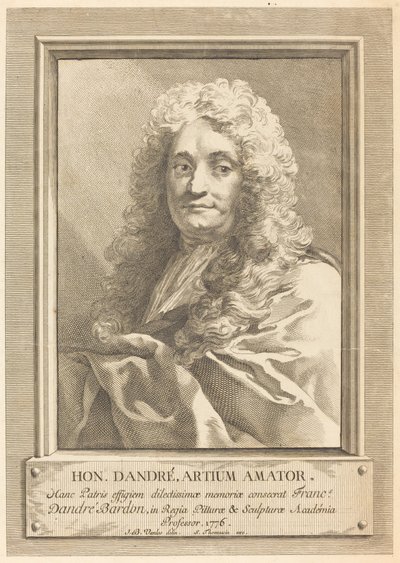 Portræt af kunstnerens far af Michel François Dandré Bardon after Jean Baptiste Van Loo