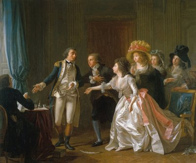 Den afbrudte ægtepagt, ca. 1789. af Michel Garnier