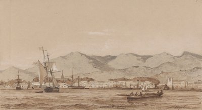 Port of Spain, fra havnen af Michel Jean Cazabon