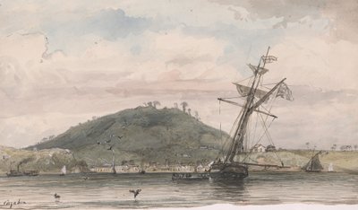 St. Fernando og Naparima Hill af Michel Jean Cazabon