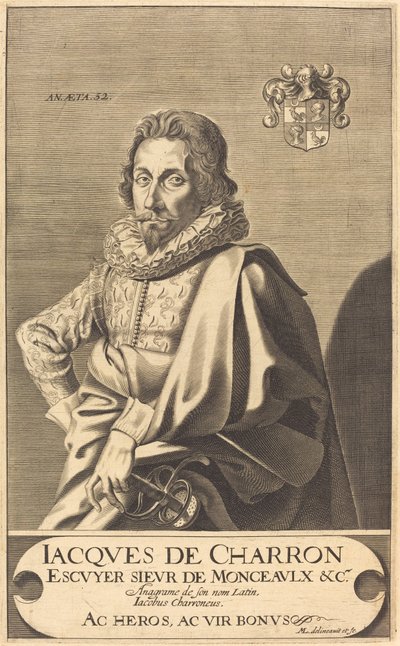 Jacques de Charron af Michel Lasne
