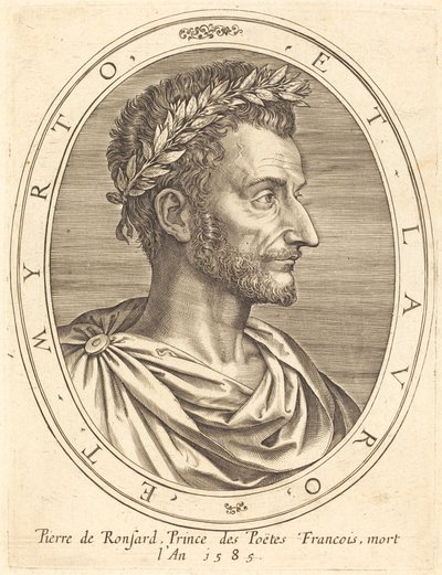 Pierre de Ronsard af Michel Lasne