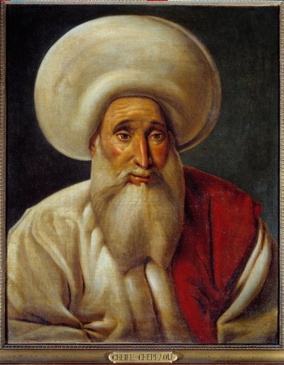 Portræt af Sheik Cherkaoui. Maleri af Michele Rigo (1770-1815) af Michel Rigo