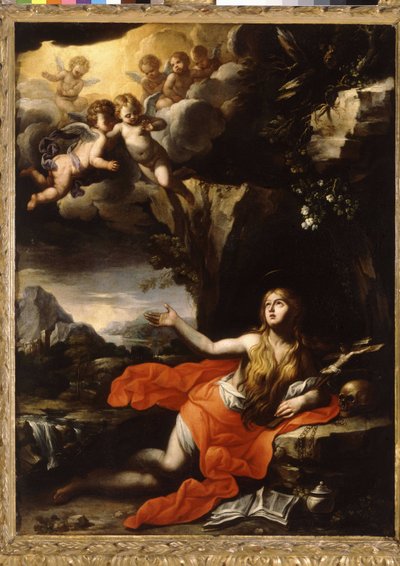 Madeleine penitente (olie på lærred) af Michel Serre
