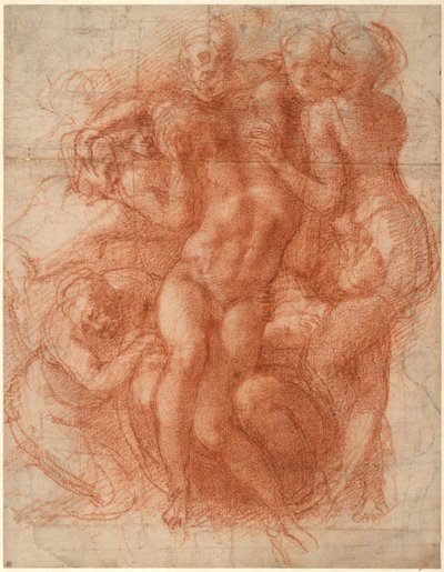 Klagesang (recto), ca. 1530 af Michelangelo