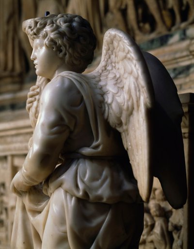 Engle kandelaber til Saint Dominic Ark af Michelangelo Buonarroti