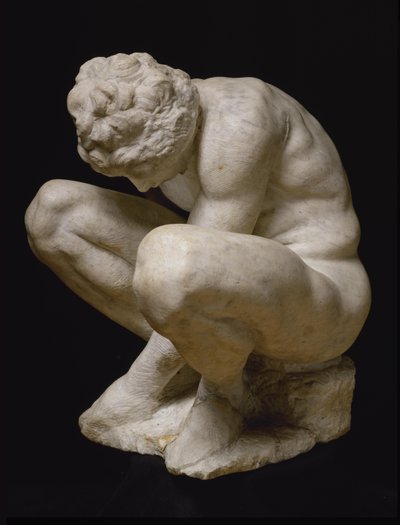 Krøjende dreng, mellem 1530 og 1534. af Michelangelo Buonarroti