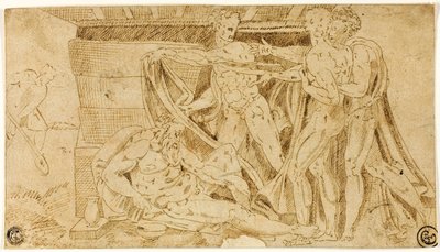 Noas drukkenskab af Michelangelo Buonarroti