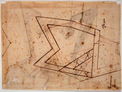 Plan for berigelse af Michelangelo Buonarroti
