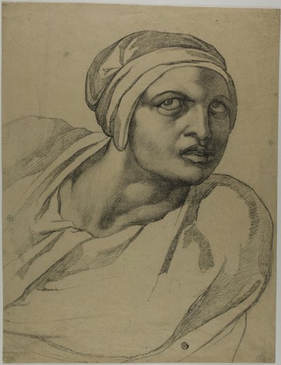 Halv-længde figur af Michelangelo Buonarroti