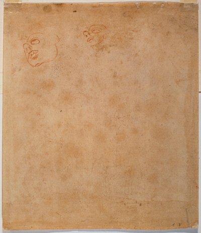Hovedstudie til den sixtinske Jonas af Michelangelo Buonarroti