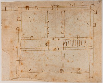 Husets plan af Michelangelo Buonarroti