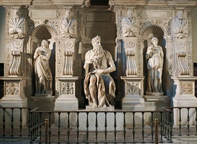 Italien, Rom, Basilikaen St. Peter, Rachel, Moses og Lea, detalje fra Julius II