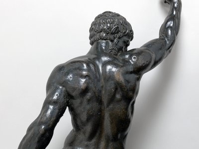 Nøgne bacchants rider pantere, ca. 1506-08 (bronze) af Michelangelo Buonarroti