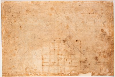 Studier til Peterskirkens kuppel af Michelangelo Buonarroti