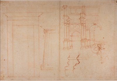 Studier af romerske monumenter af Michelangelo Buonarroti