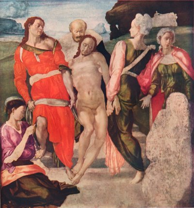 Entombment, c1500, 1911 af Michelangelo Buonarroti