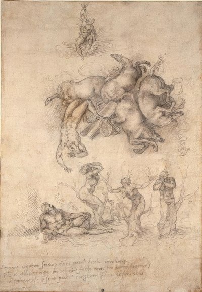 Phaetons fald af Michelangelo Buonarroti