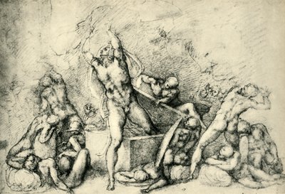 Opstandelsen, c1532, 1943. af Michelangelo Buonarroti