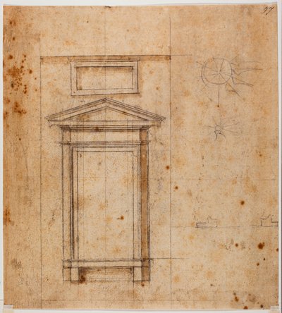 Design af vinduer af Michelangelo Buonarroti