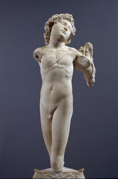 Ung bueskytte, ca. 1490 (marmor) af Michelangelo Buonarroti