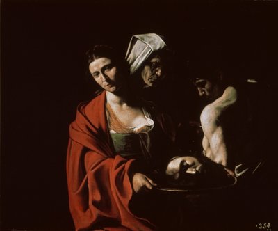 Salome med Johannes Døberens hoved, ca 1607. af Michelangelo Caravaggio